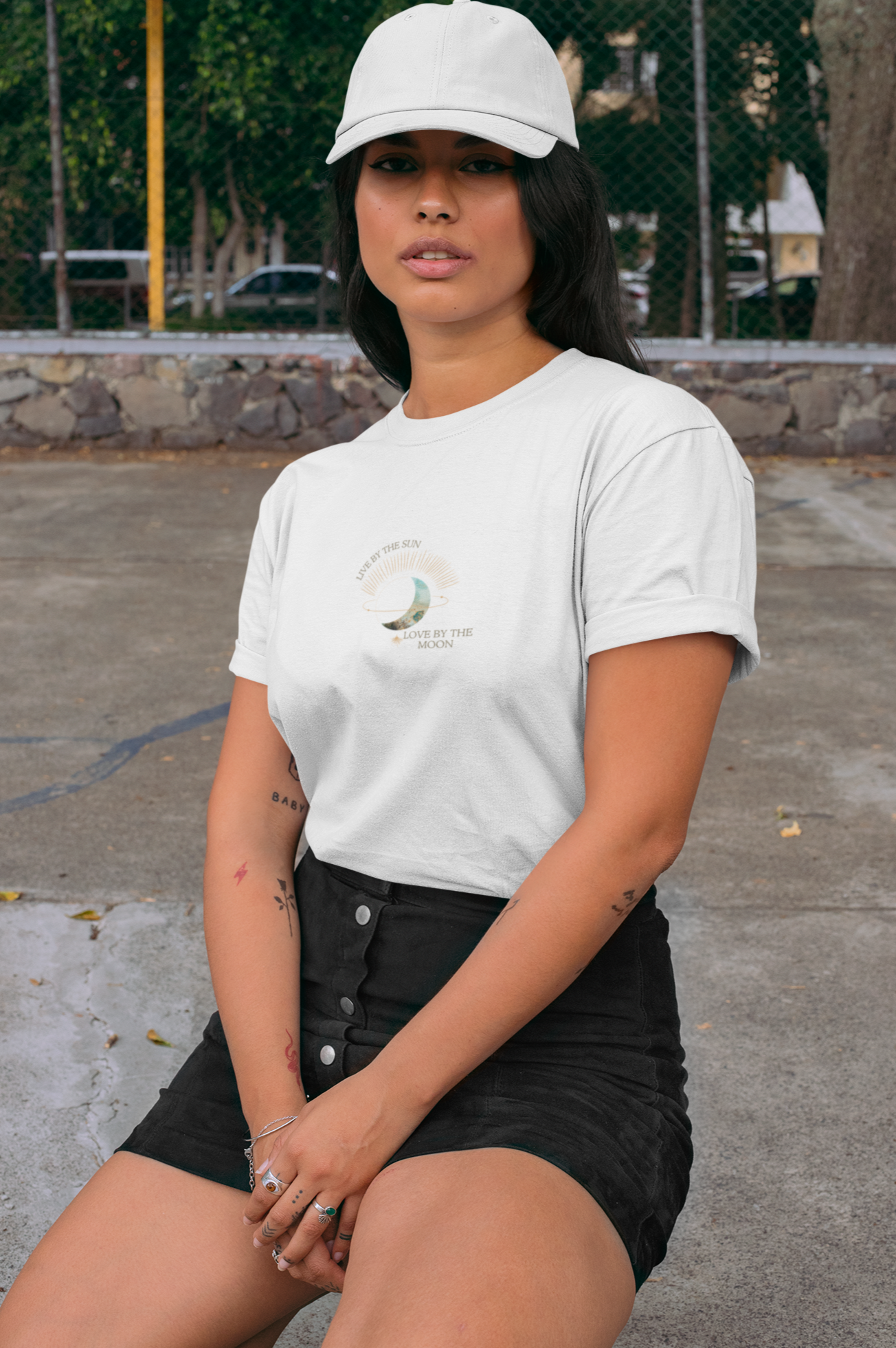 Sun Moon Damen tshirt