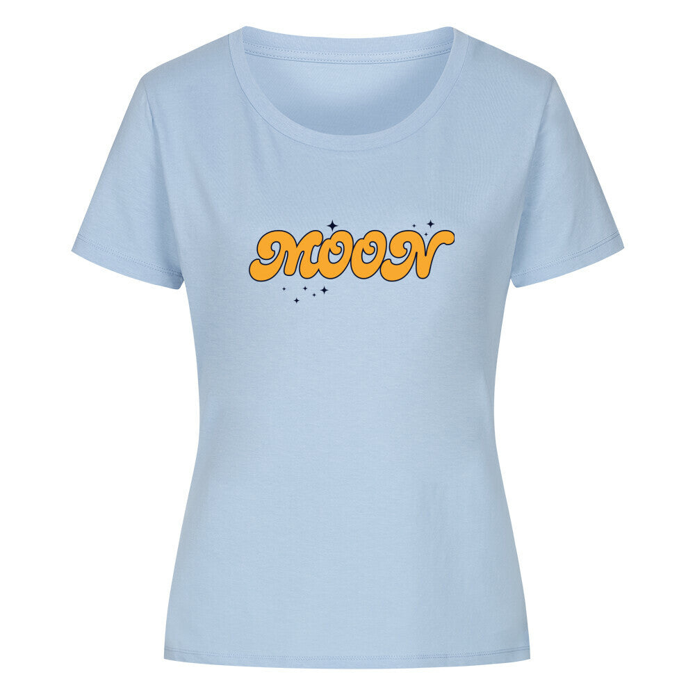 Damen Tshirt Retro Mond