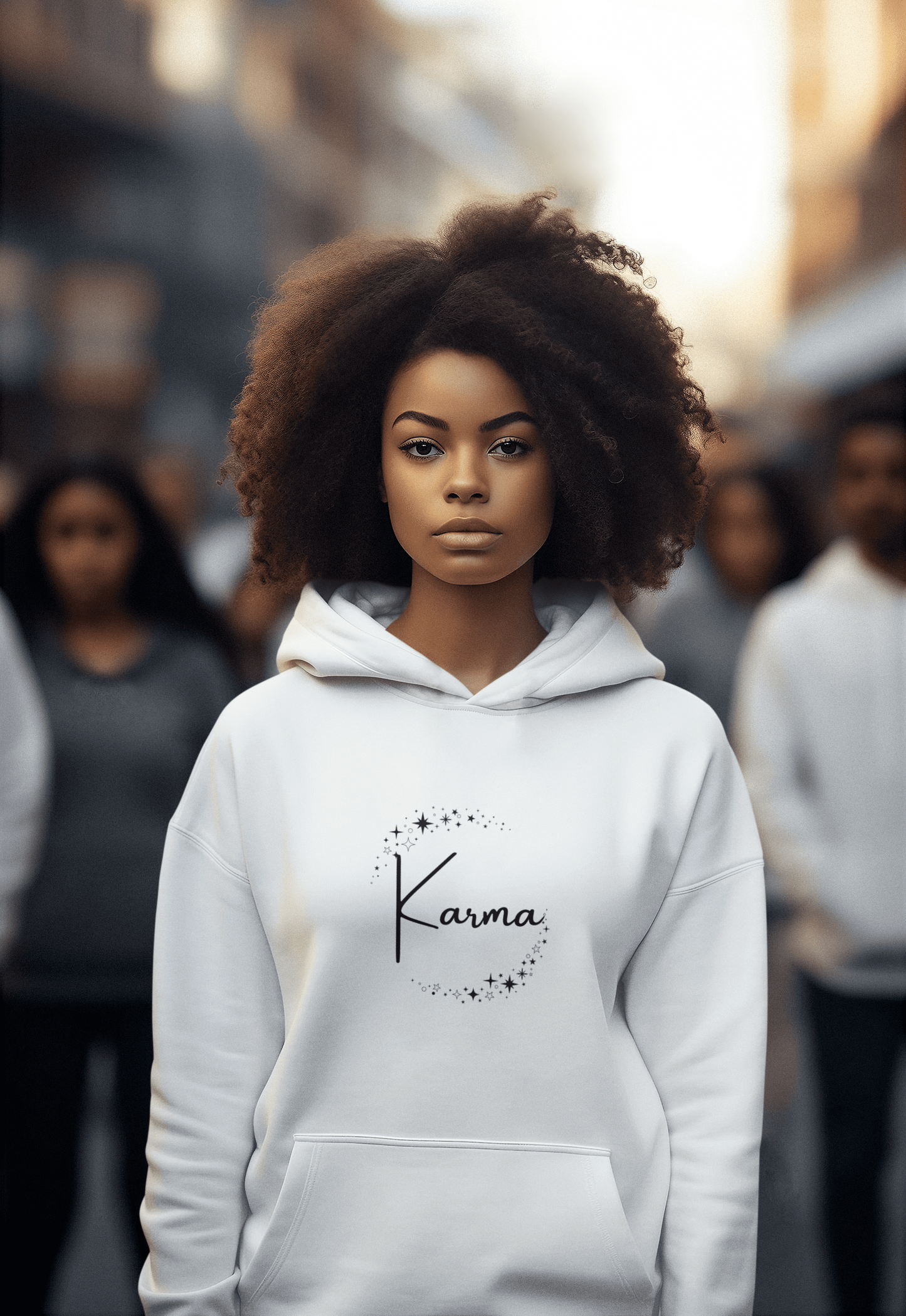 Karma Damen Kapuzenpullover