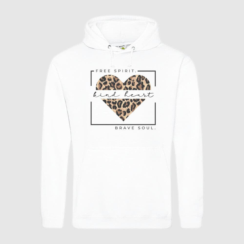 Herz Hoodie Affirmation Leoprint