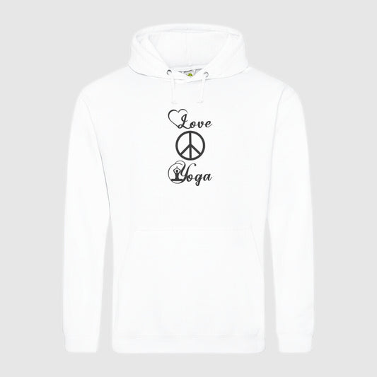 Love Peace Yoga Hoodie