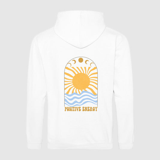 Spiritueller Hoodie Sonne Mond meer