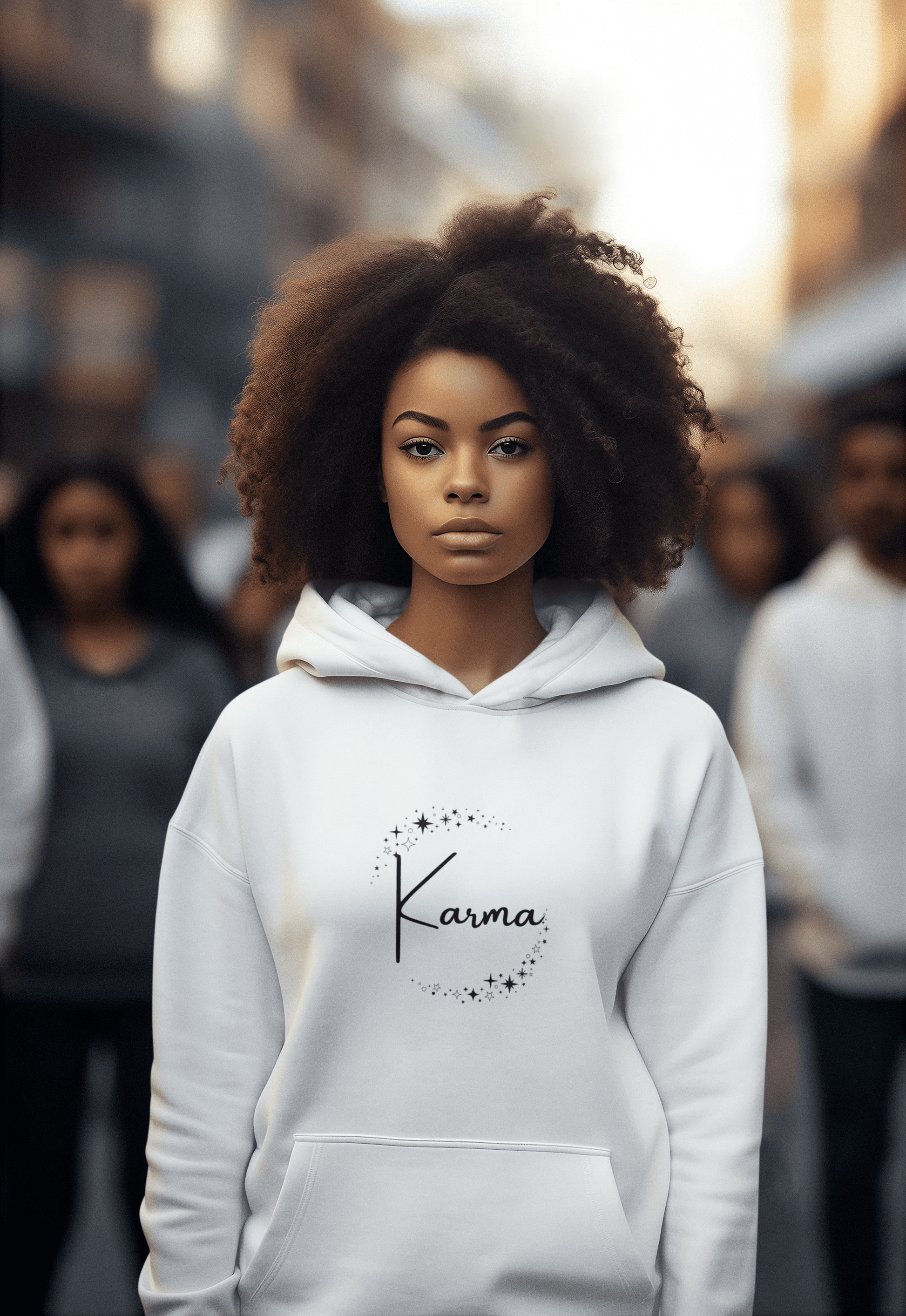 Karma Damen Kapuzenpullover 