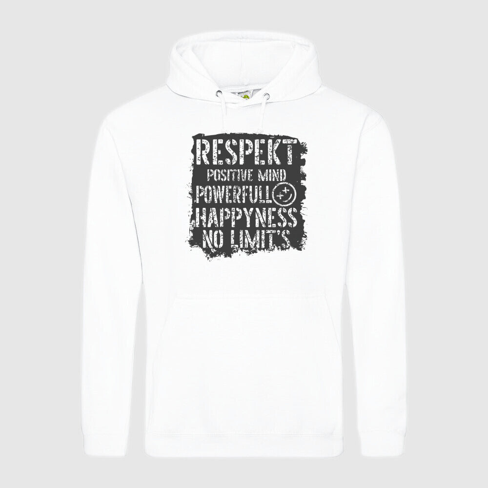 Hoodie mit positiven Statement