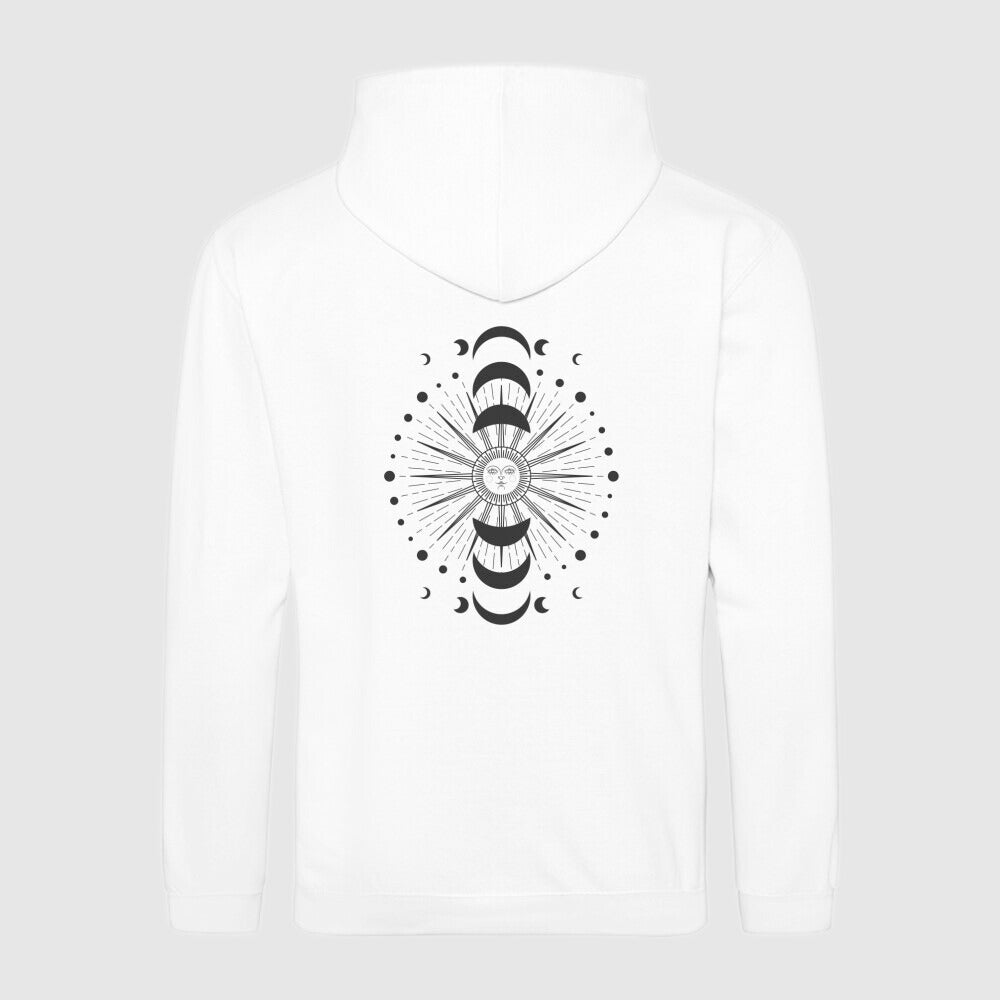 Kapuzenpullover spirituell sonne mond