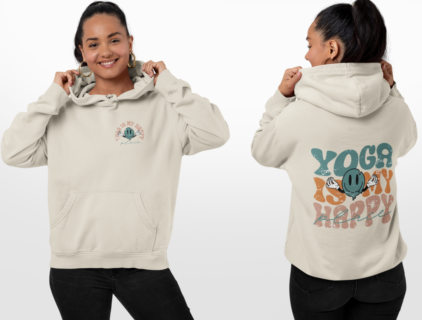 Yoga Happy Place Hoodie