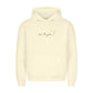 Eco Hoodie mit Schrift