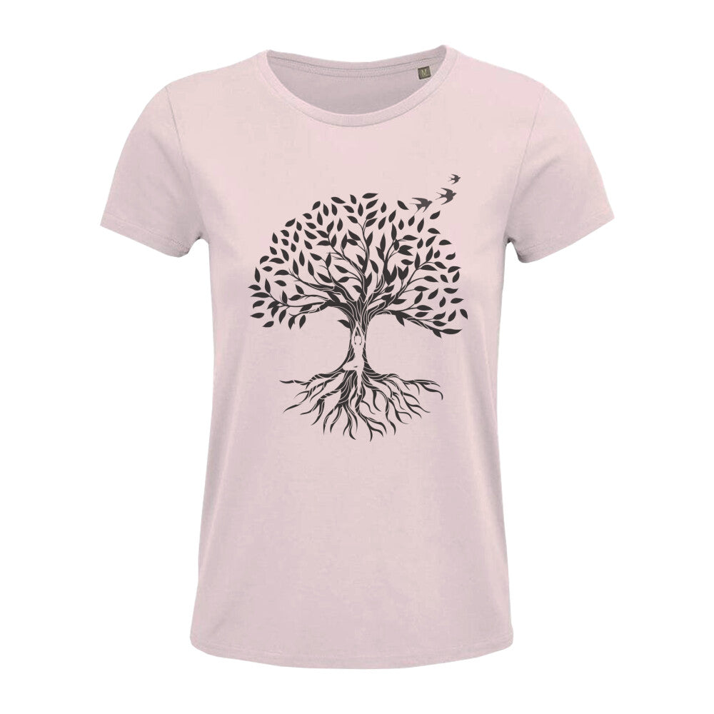 Bio Baumwolle Damen Yoga Tshirt