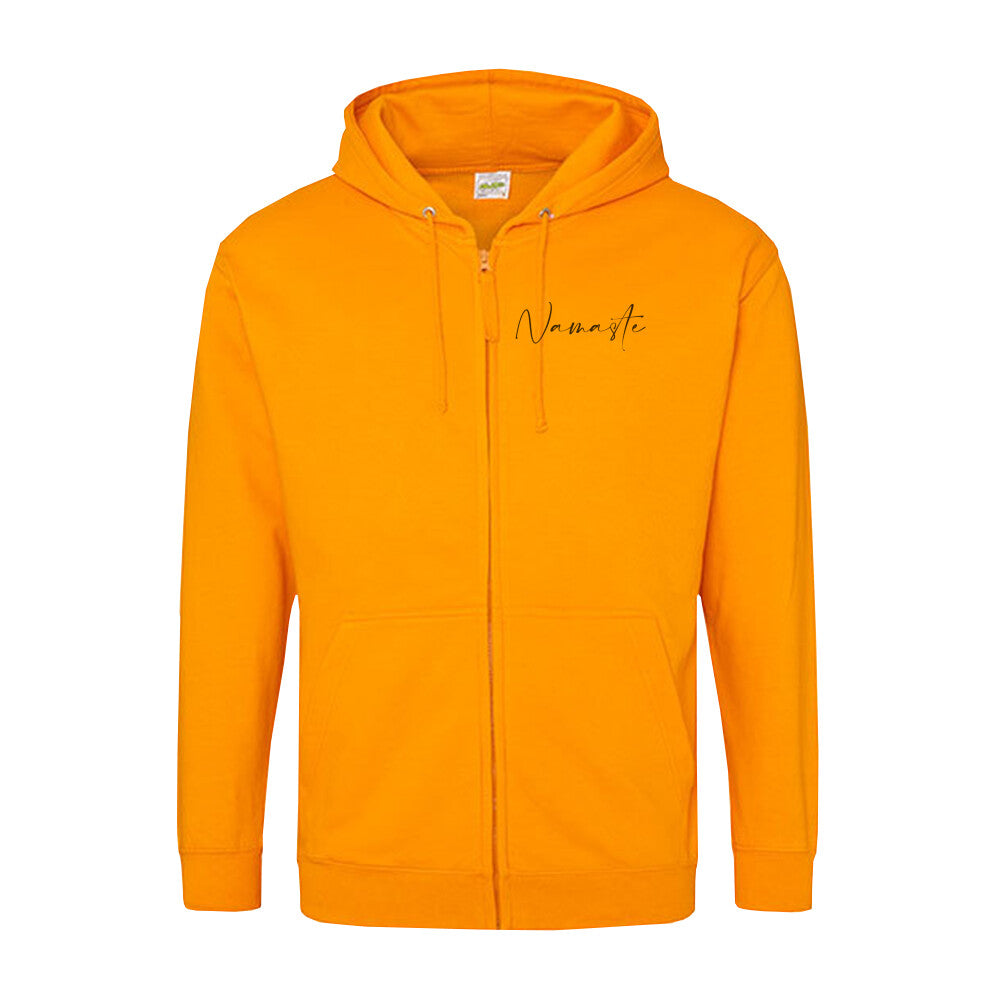 Zipper Hoodie Orange Namaste