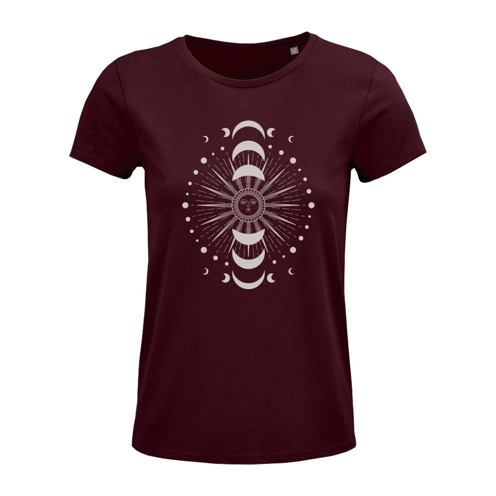 T-Shirt 100% Bio Sonne Mond cool vegan