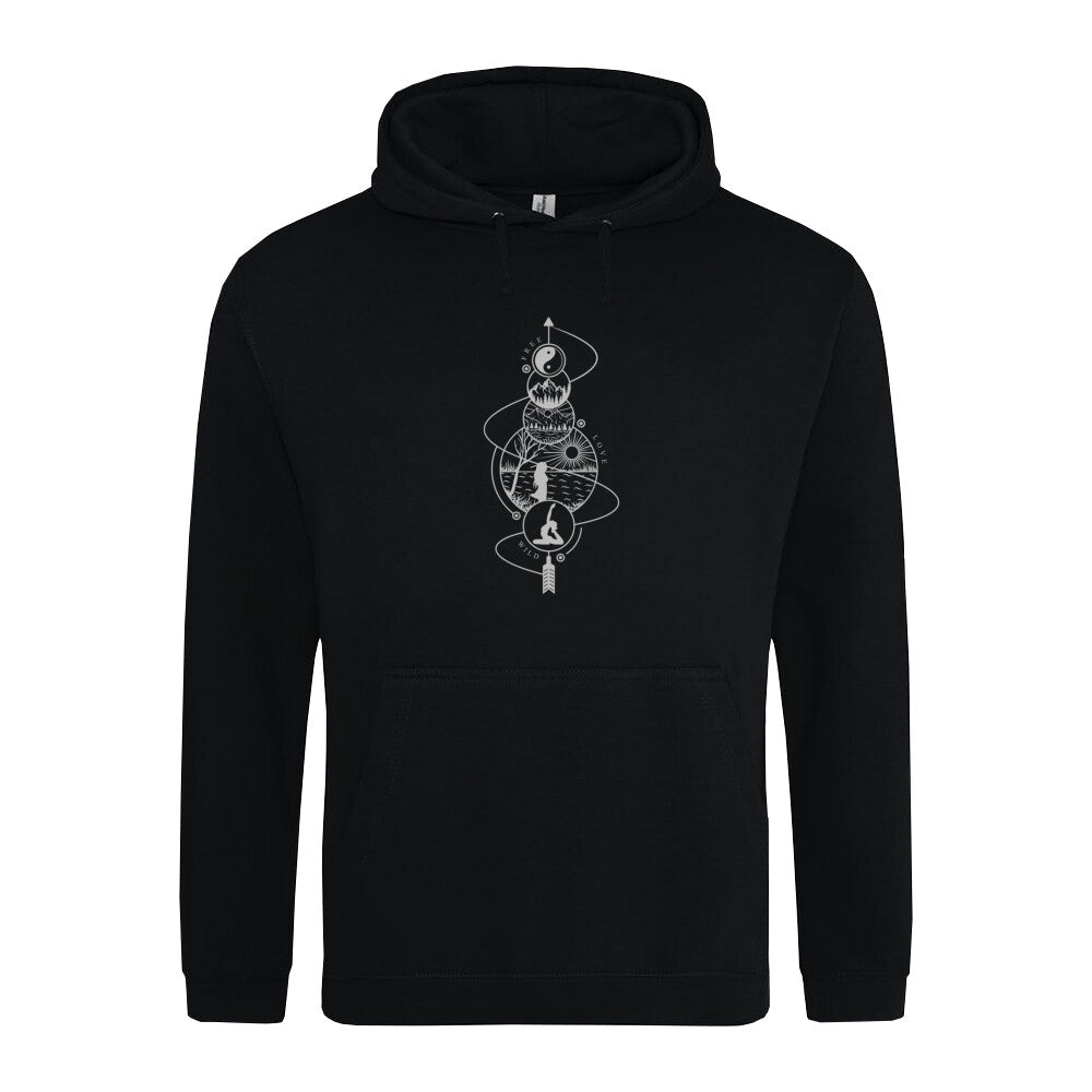 Wild Free and love Hoodie spirituell