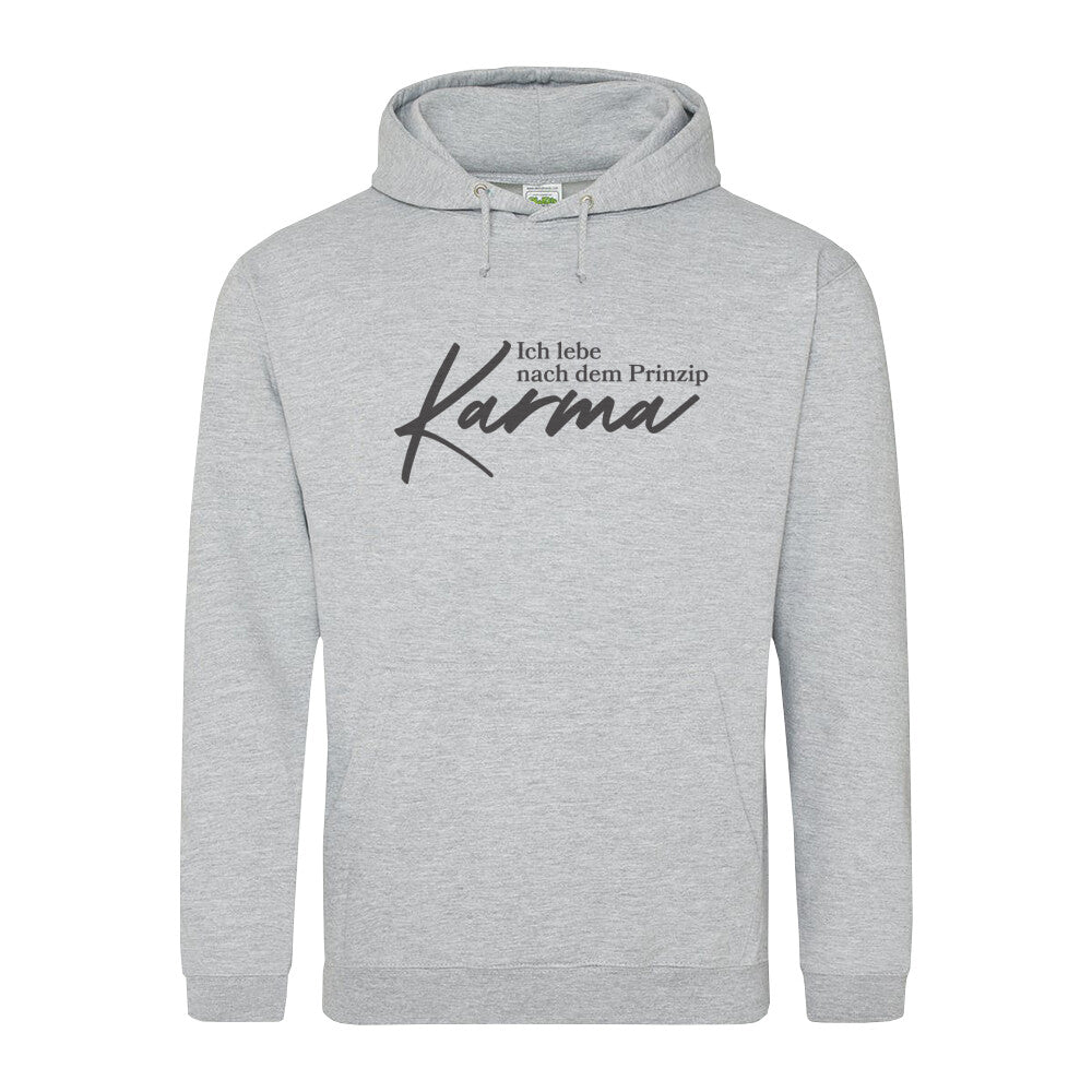 Hoodie Grau Karma vegane Mode