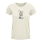 Bio Baumwolle Damen Tshirt Love peace yoga