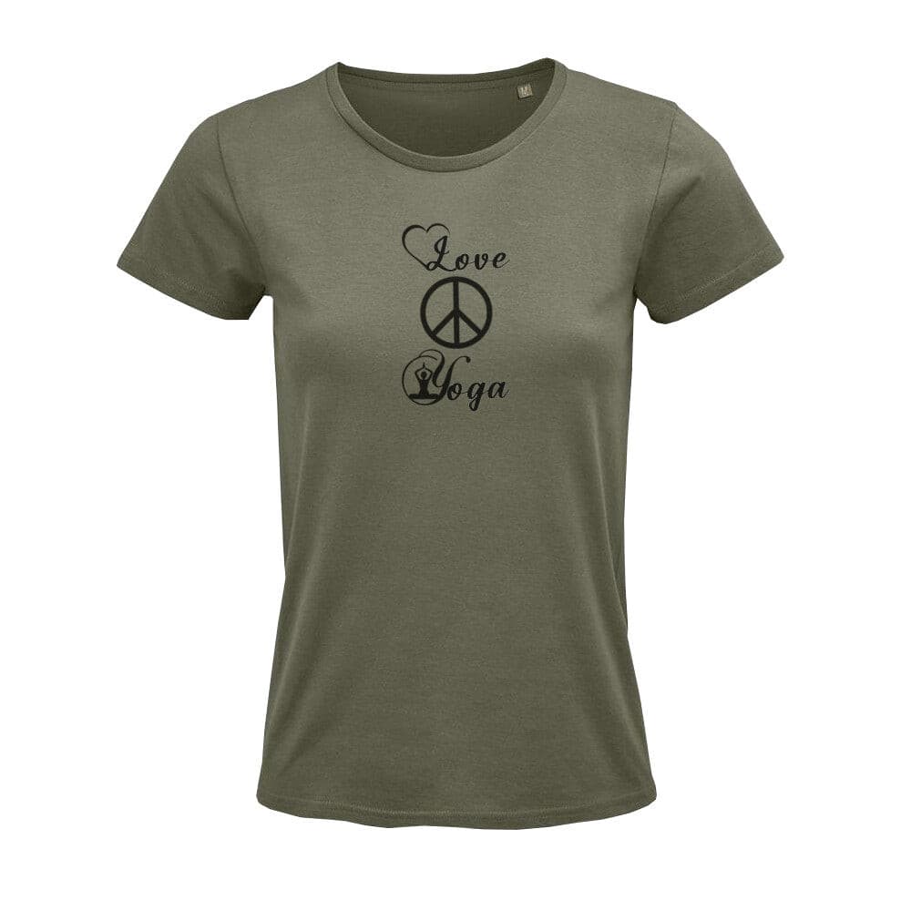 Love peace yoga amen t-shirt