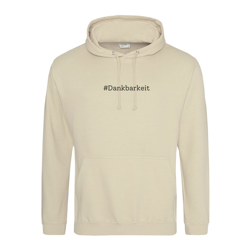 Yoga Hoodie vegan Dankbarkeit