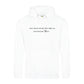 Yoga Hoodie weiß vegan