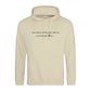 Kapuzenpullover Beige vegan