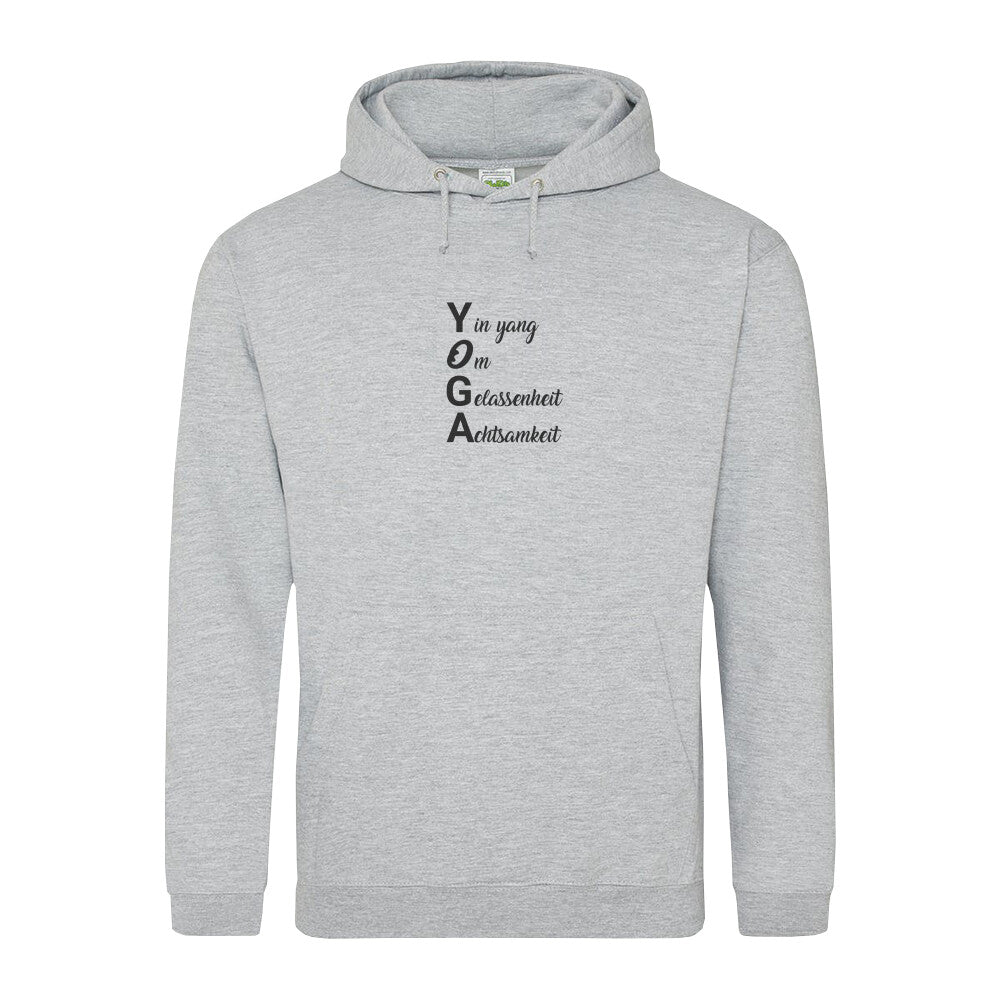 Yoga Hoodie Grau