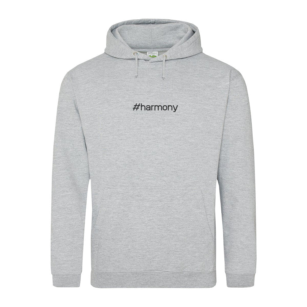 Hoodie stylisch mit # harmony Schrift