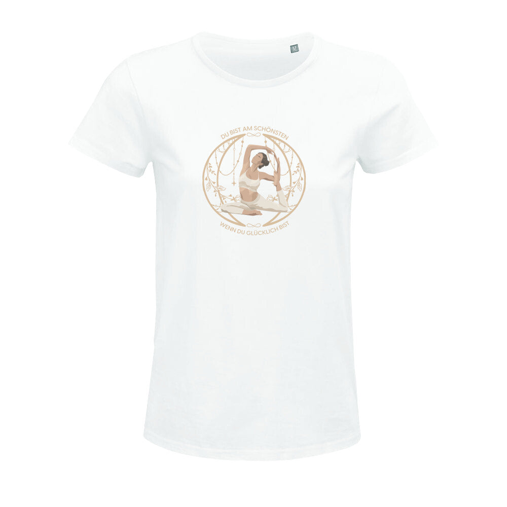 Spruch Tshirt mit Yogapose