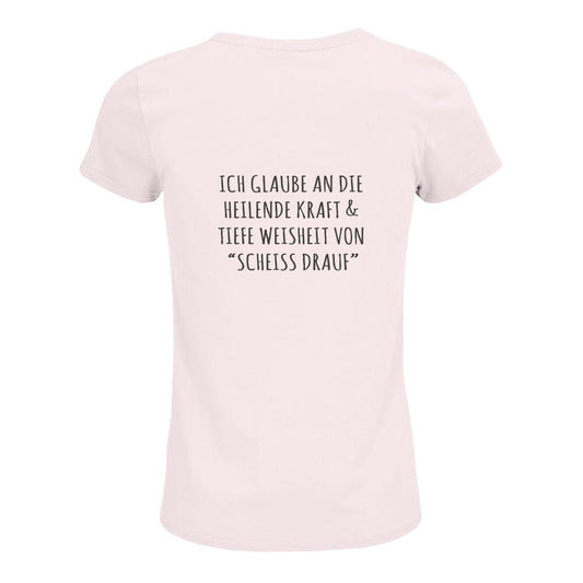 Lustiger Yoga Spruch Damen Shirt