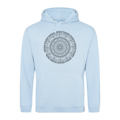 Mandala Hoodie Om Symbol