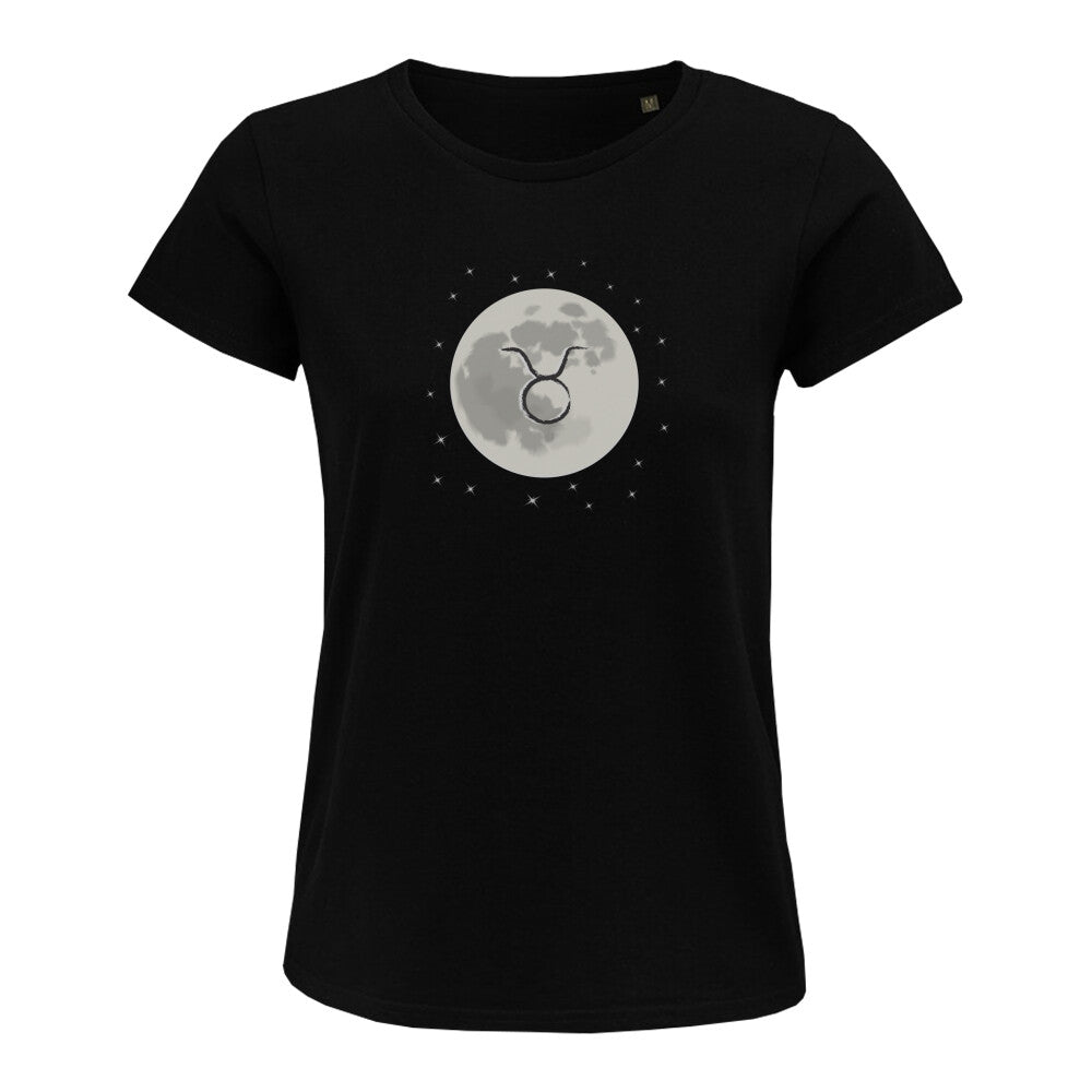 Sternzeichen Stier im Mond Frauen Tshirt