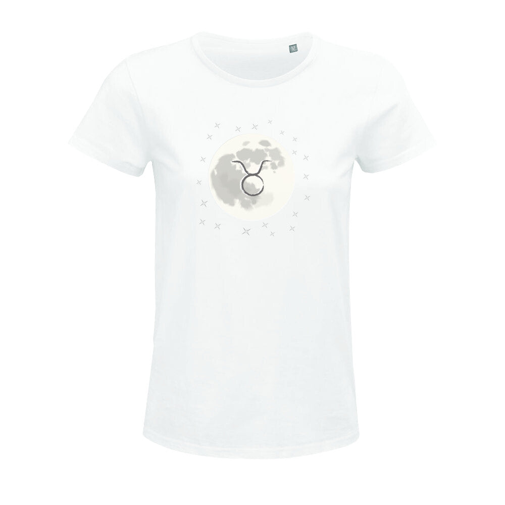 Sternzeichen Stier im mond Damen Shirt