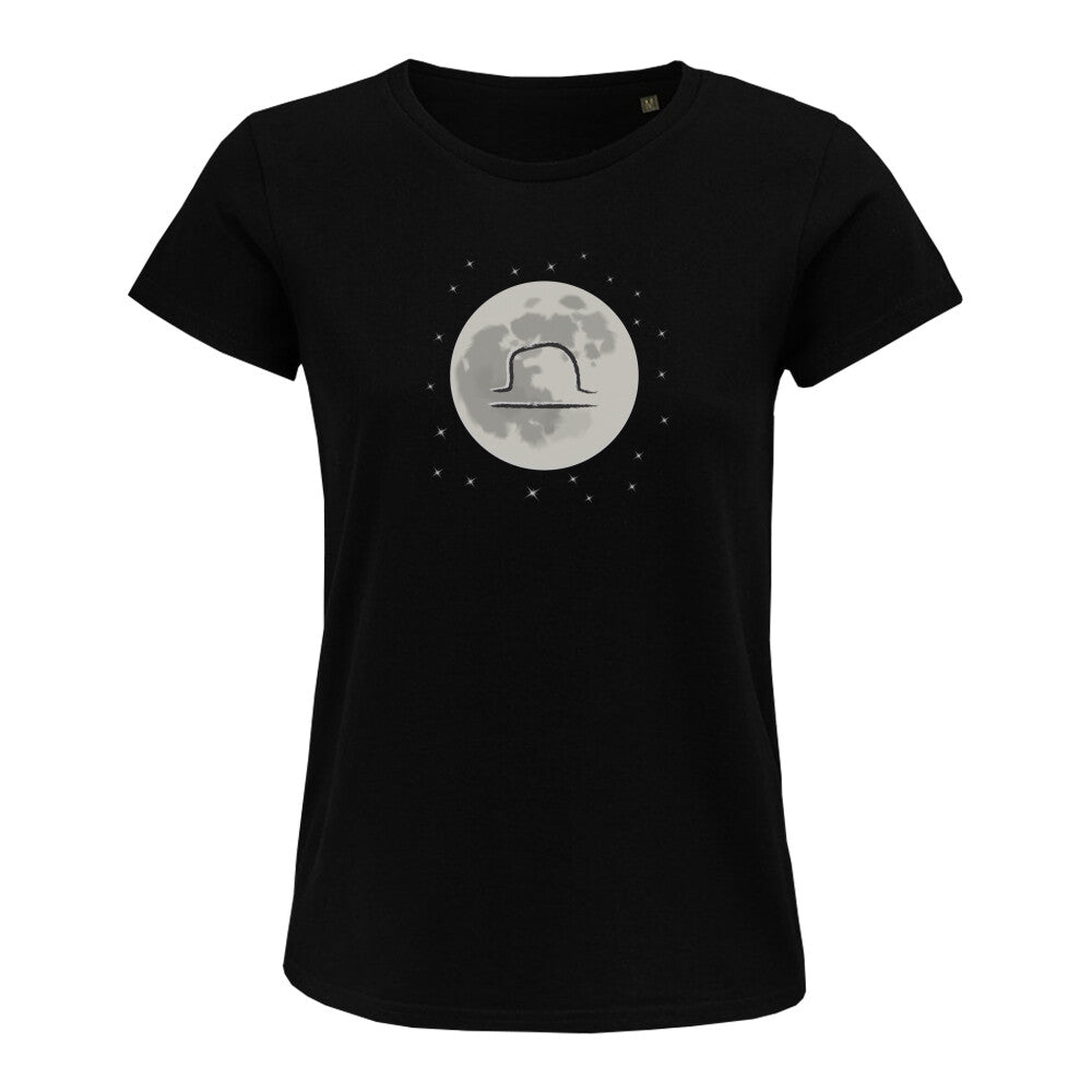 Waage im Mond Damen Shirt