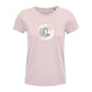 Steinbock im Mond nachhaltige Frauen Tshirt