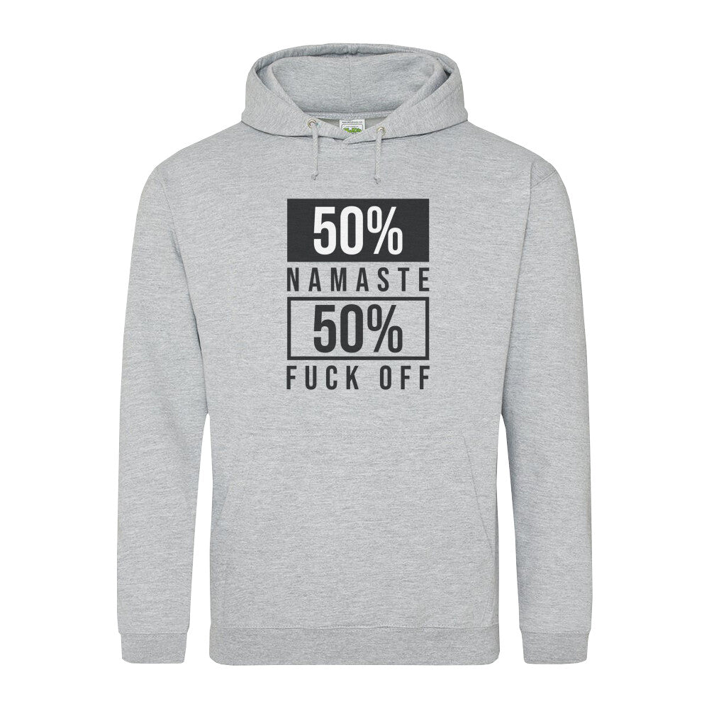 Yoga Hoodie grau vegan