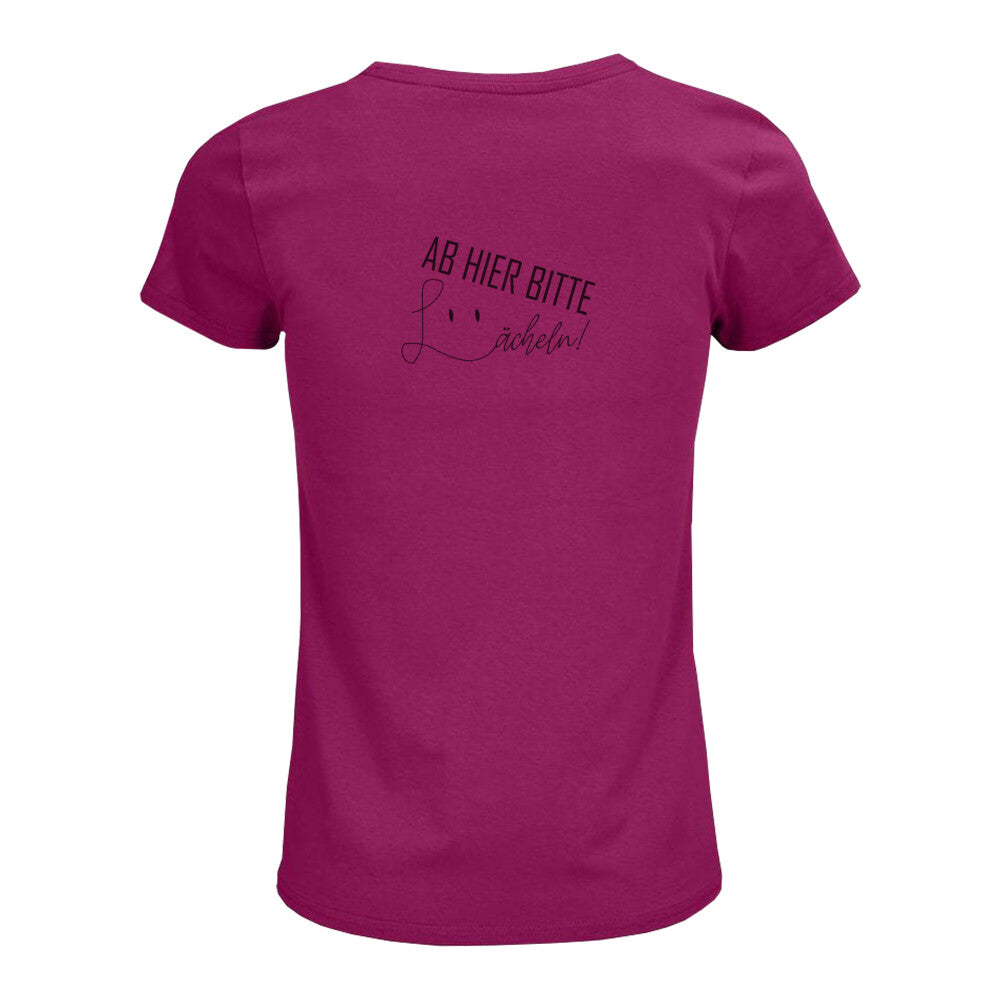 Damen Tshirt mit lustigen Spruch Bio Baumwolle