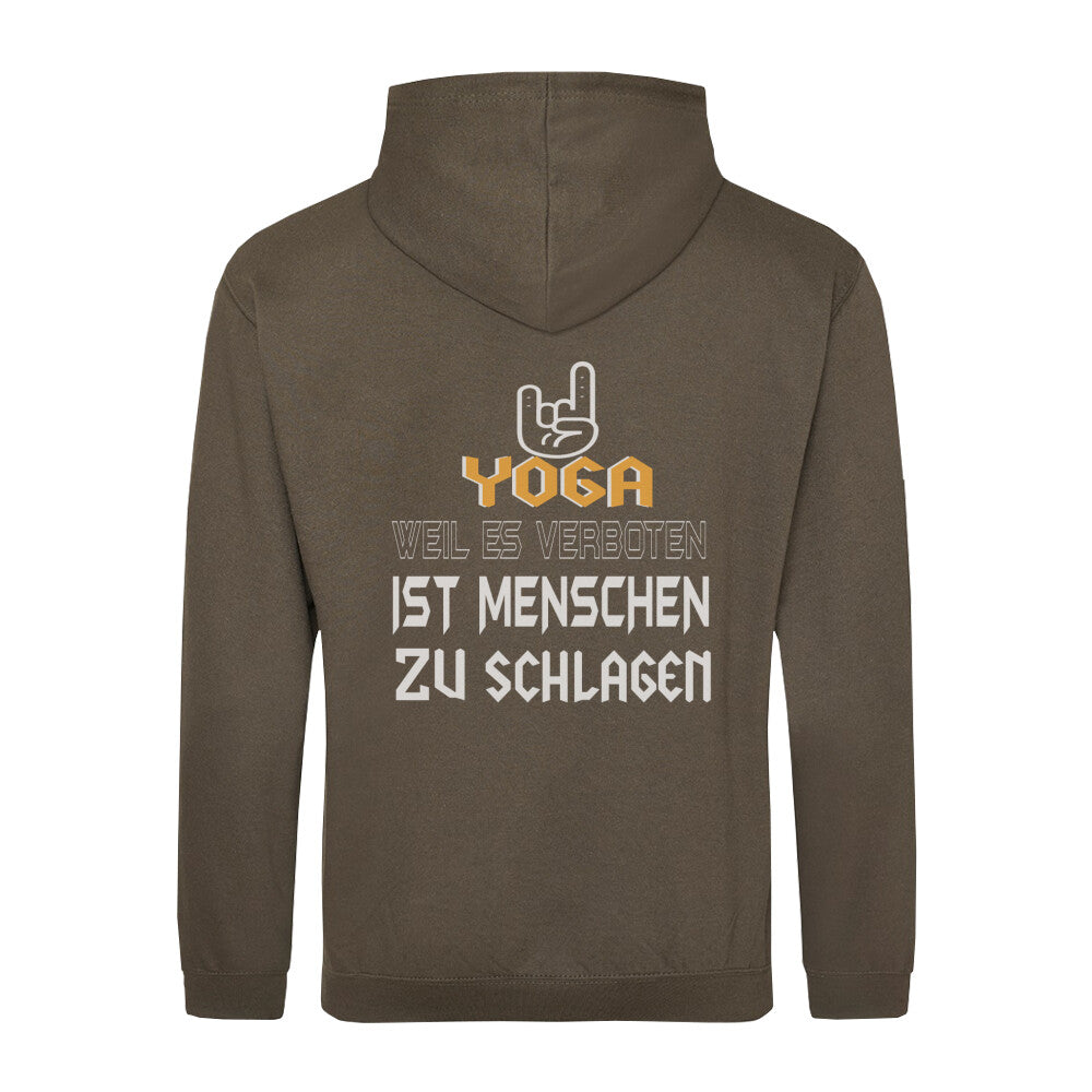 Yoga Spruch Kapuzenpullover