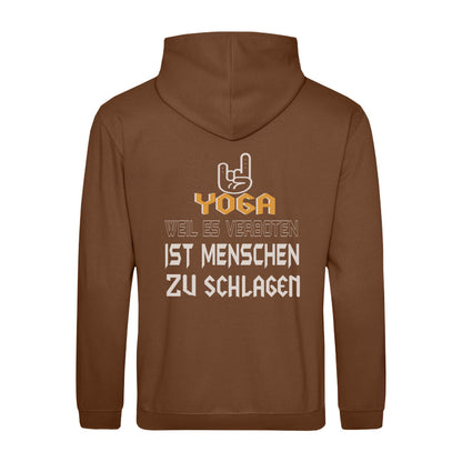 lustiger Yoga Spruch Kapuzenpullover