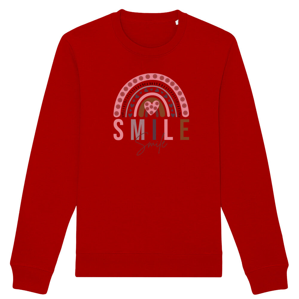 Sweatshirt Bio Regenbogen Smile