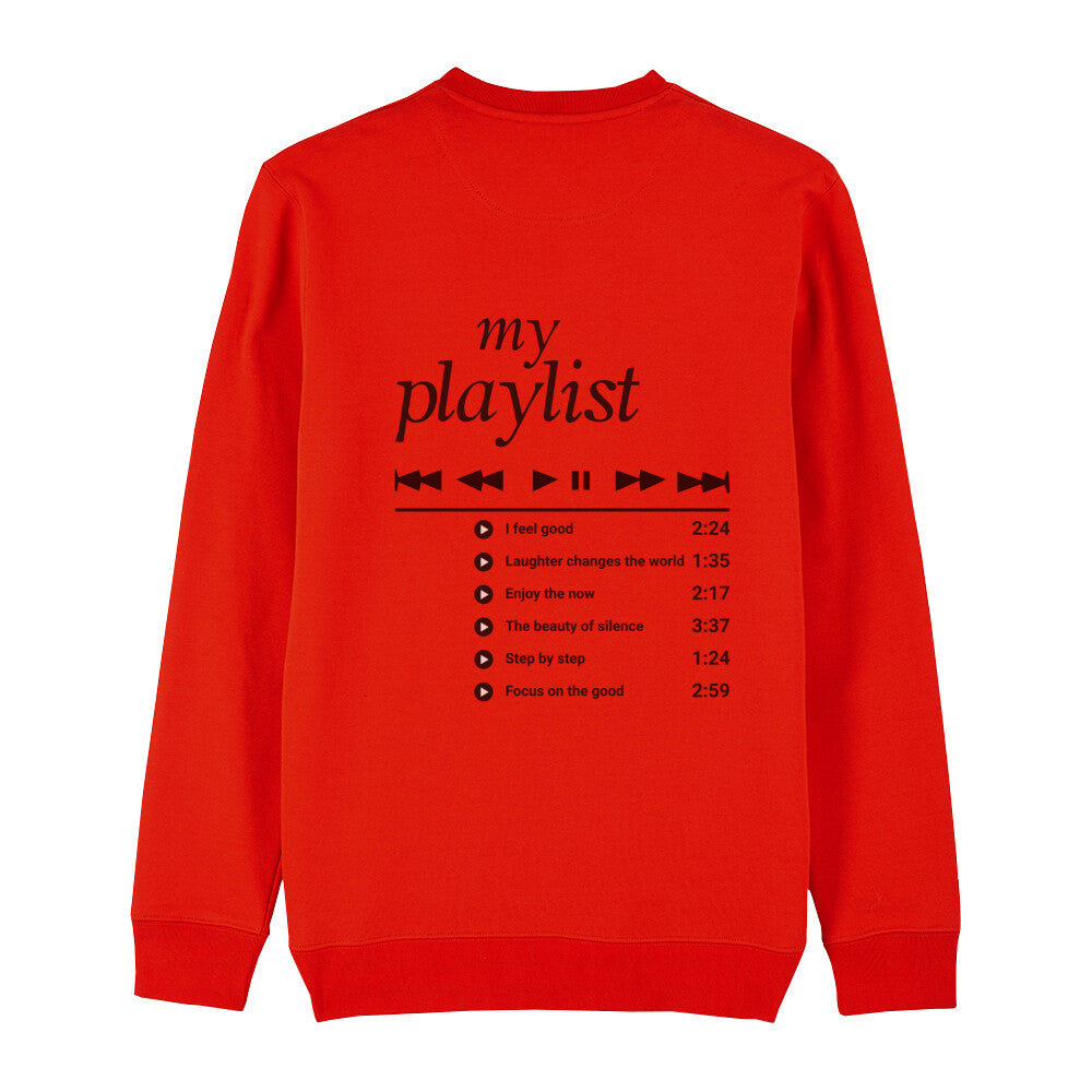 Pullover mit Playliste