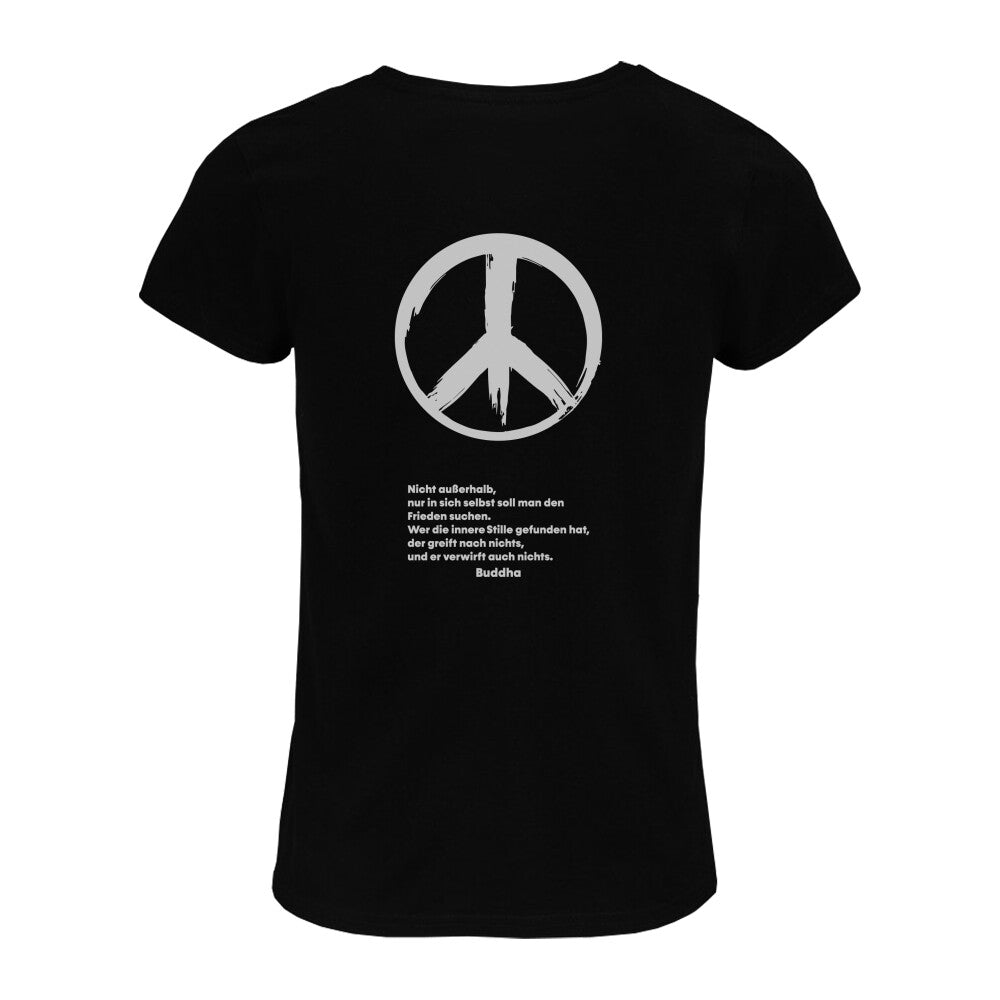 100 % Bio Baumwolle stylische peace T-Shirt 