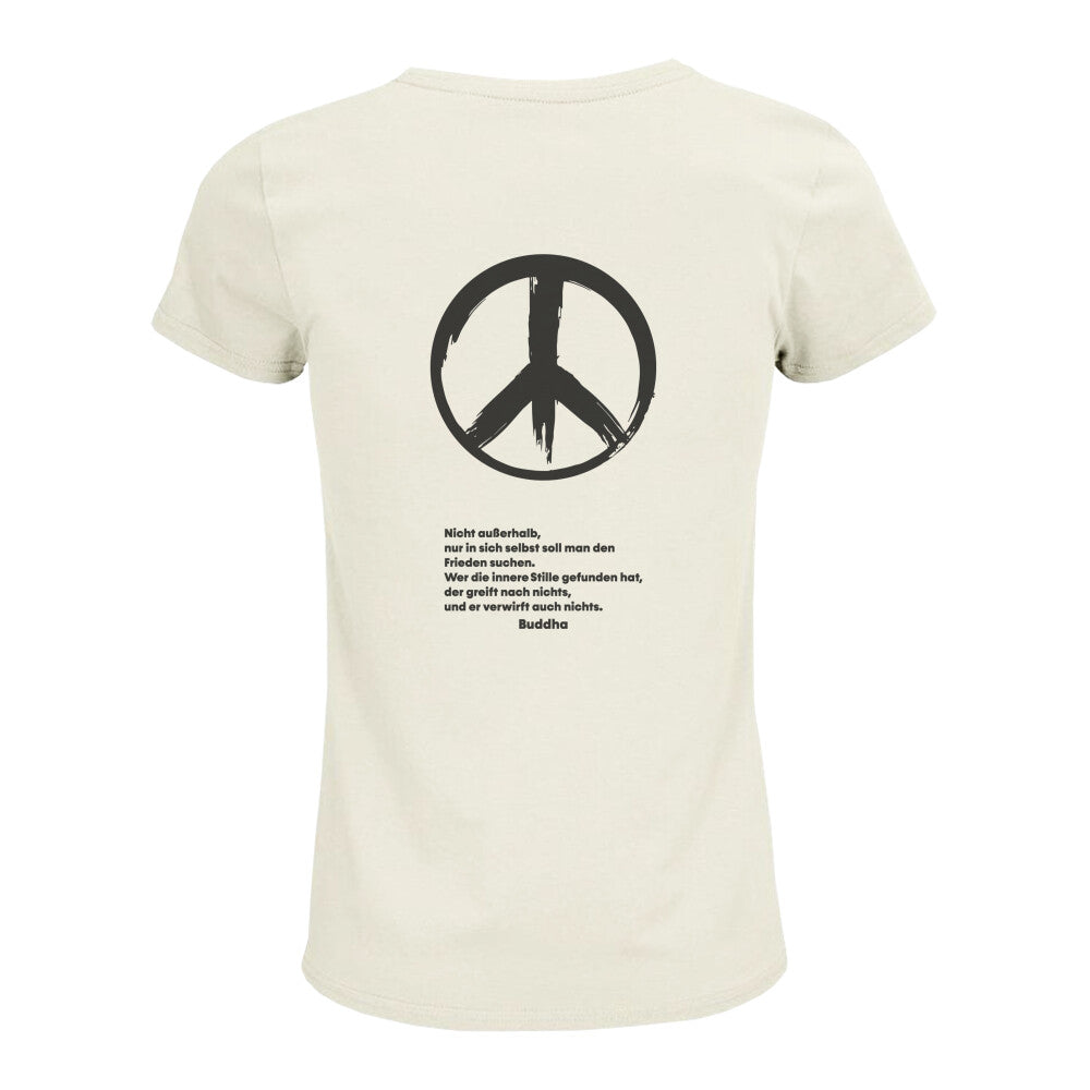 stylisches Bio Tshirt Buddha Spruch