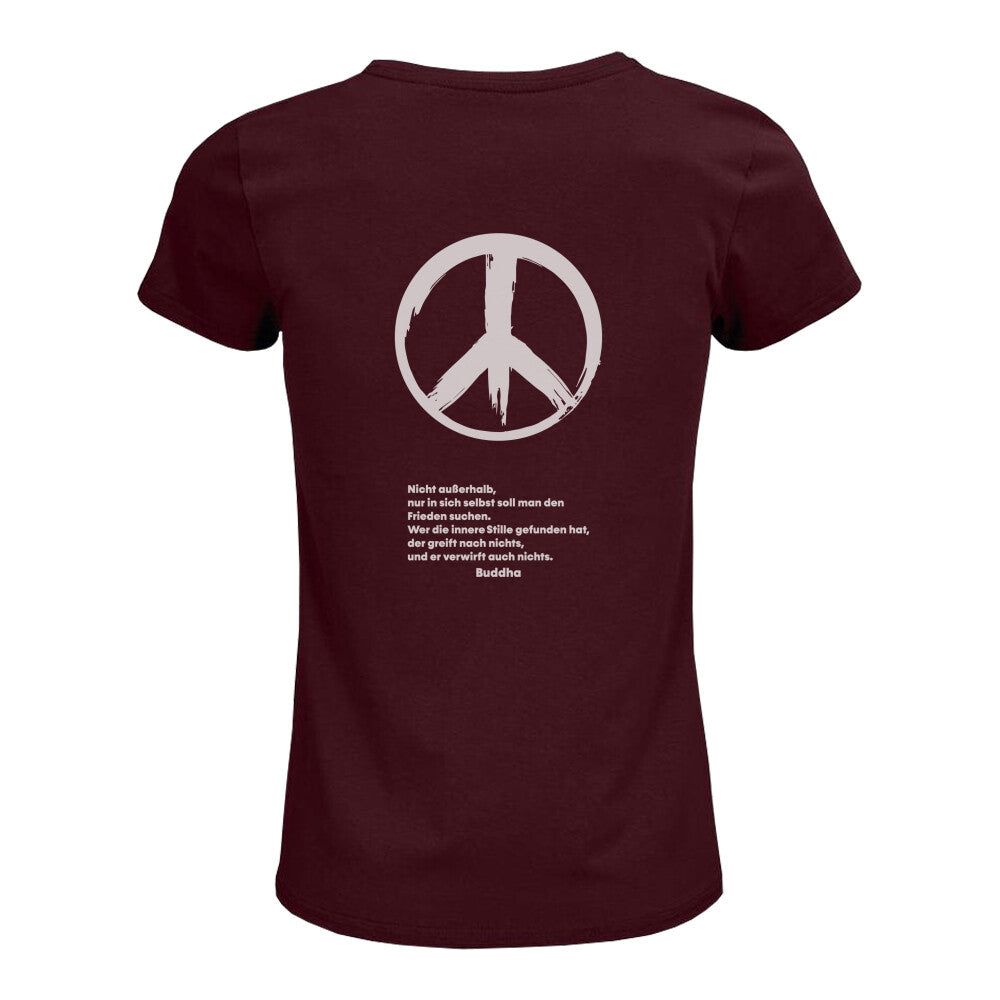 Nachhaltig Bio Shirt Buddha Spruch