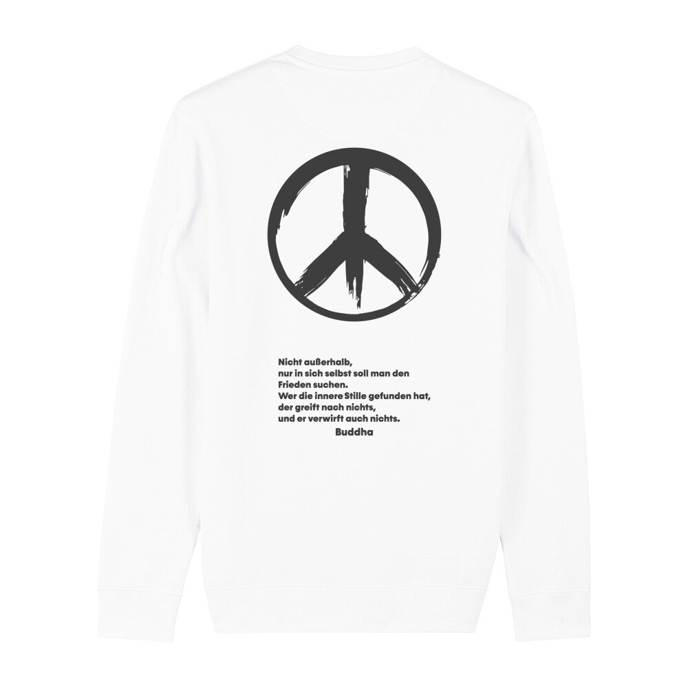 Bio Sweatshirt Buddha Spruch