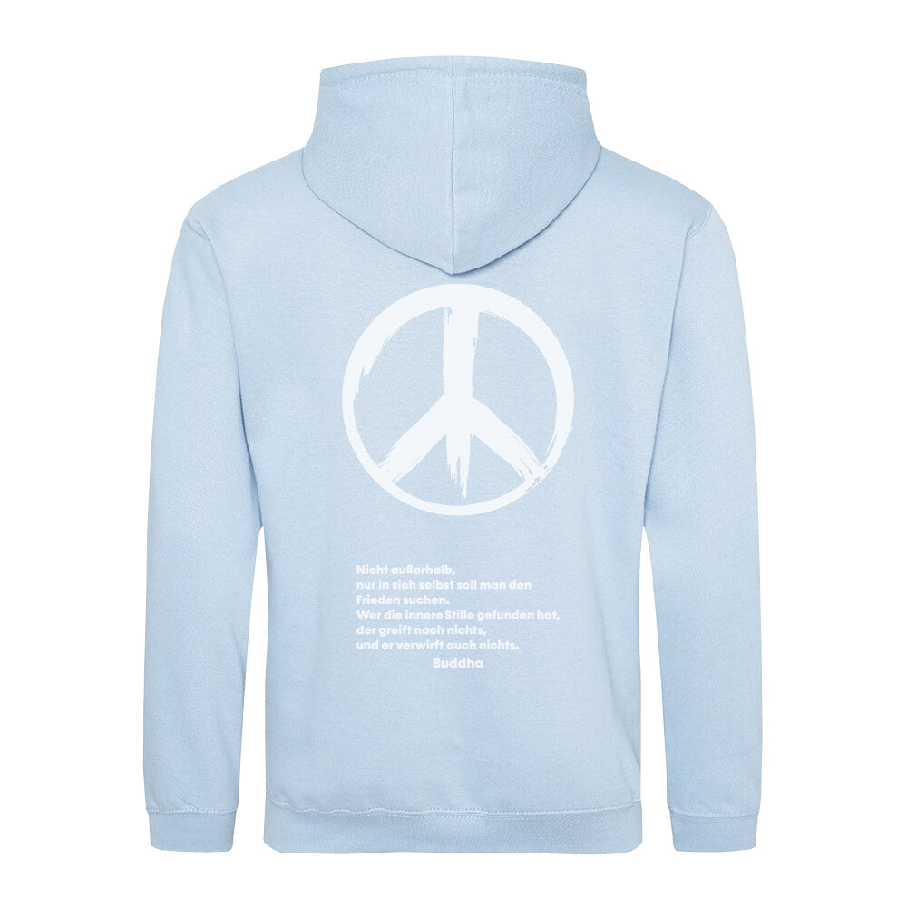 Peace Hoodie nachhaltige Mode Yogatraum