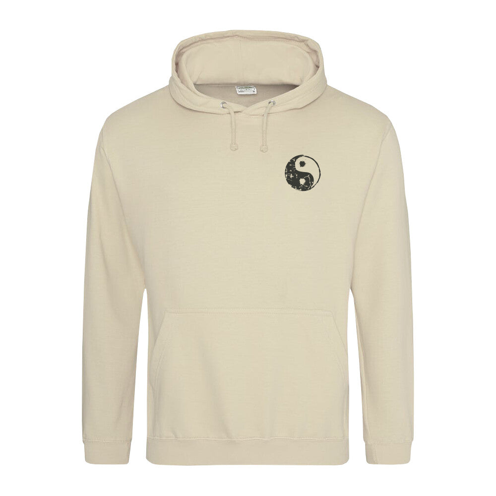 yin yang beidseitig bedruckt Hoodie