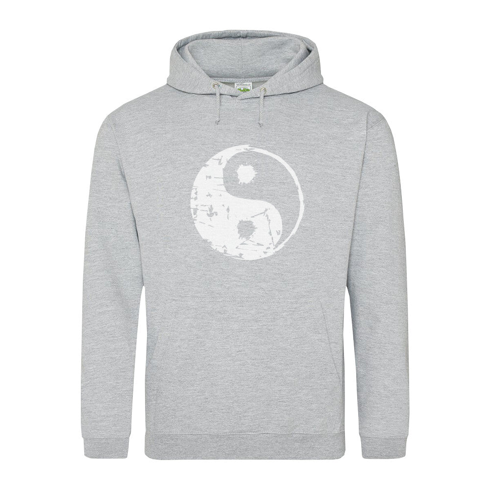 Kapuzen pullover yin yang Zeichen gebrochen 