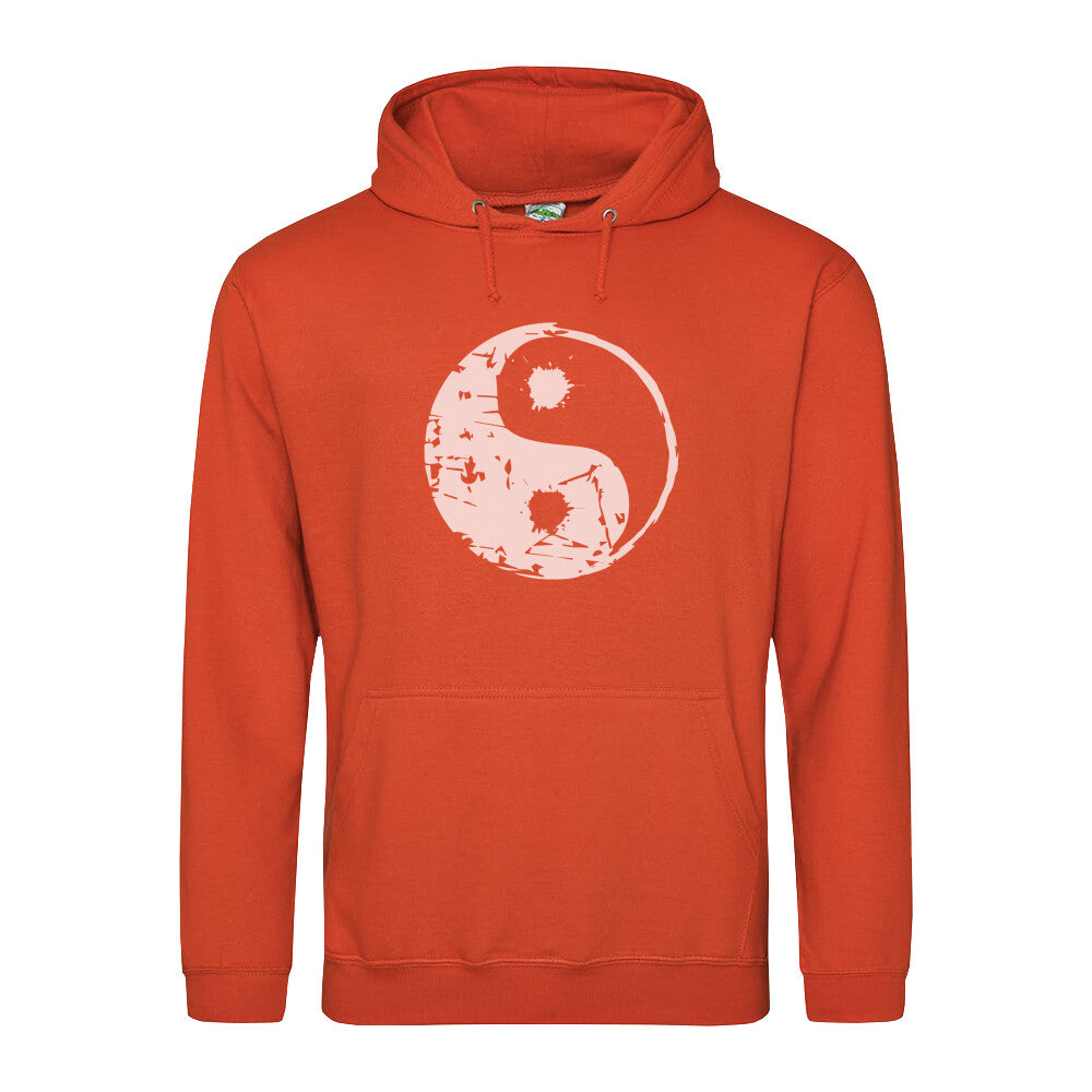 Pullover yin yang Zeichen gebrochen 