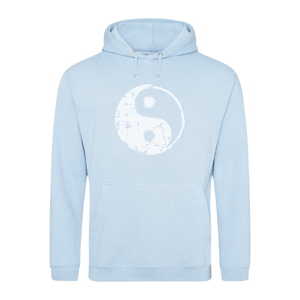 yin yang Zeichen gebrochen Hoodie