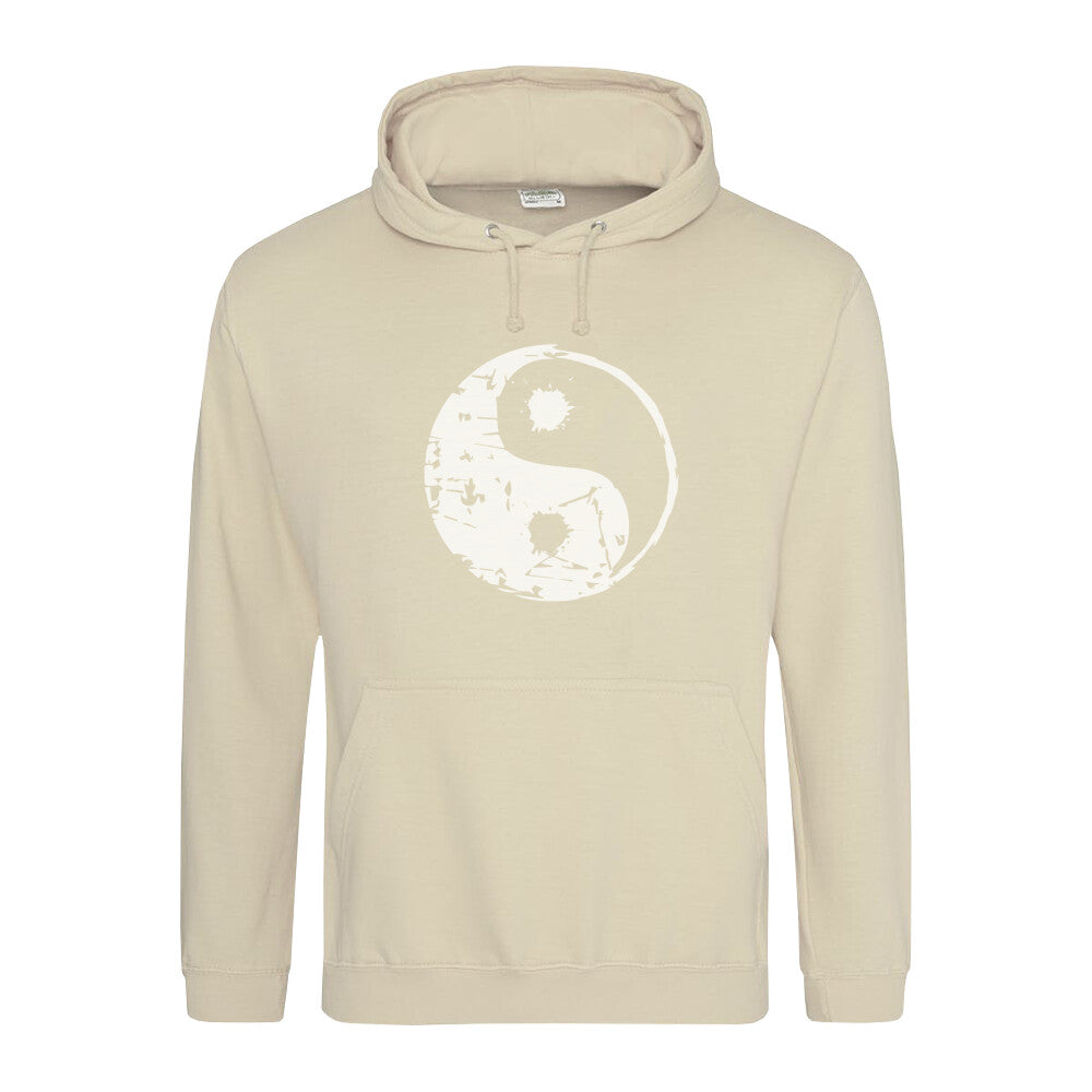 yin yang Zeichen gebrochen Pullover