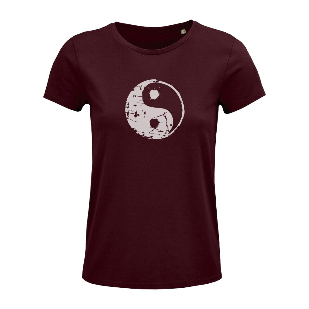 tshirt yin yang rot