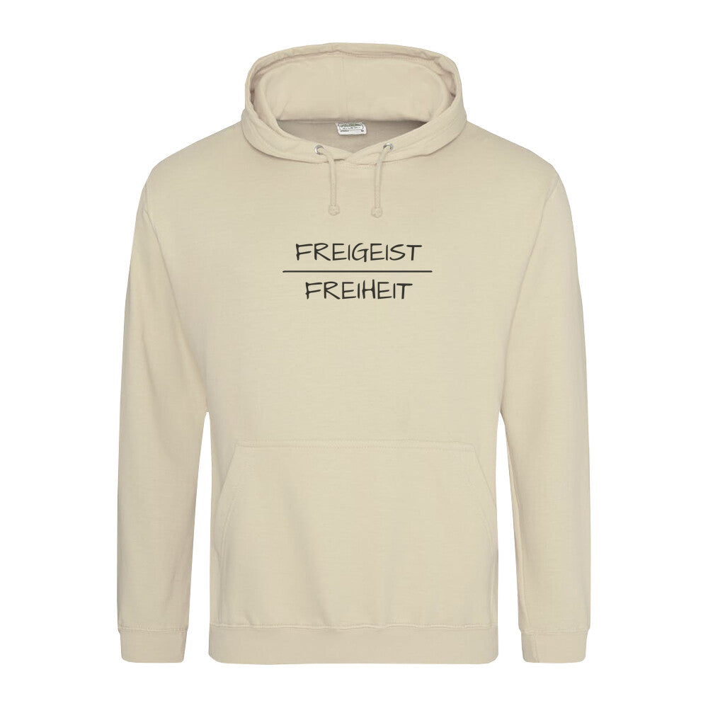 Kapuzenpullover Unisex Freigeist Freiheit Beige