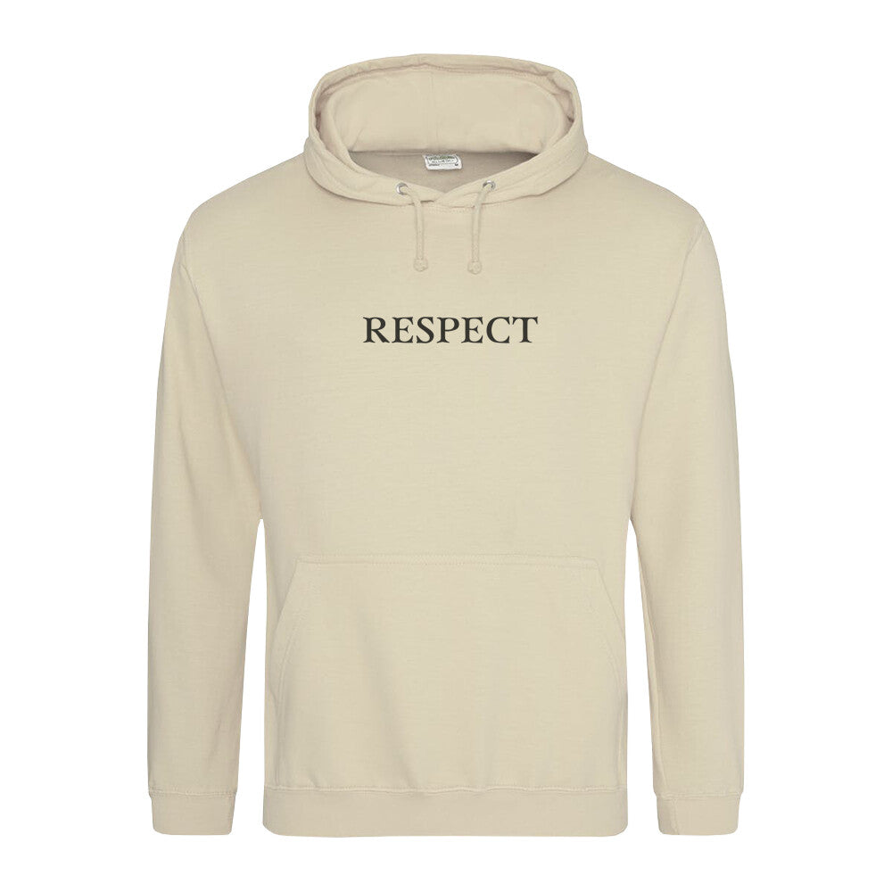 Hoodie Beige / Sand nachhaltig Respect