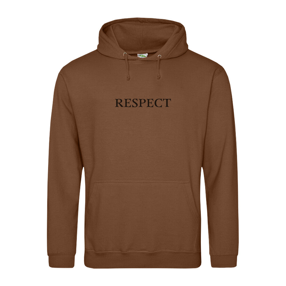 Hoodie Braun vegan Respekt